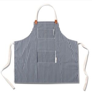 Business and Pleasure Lauren’s Apron Navy Stripe